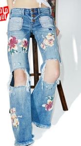 One Teaspoon Orchid Flares 25